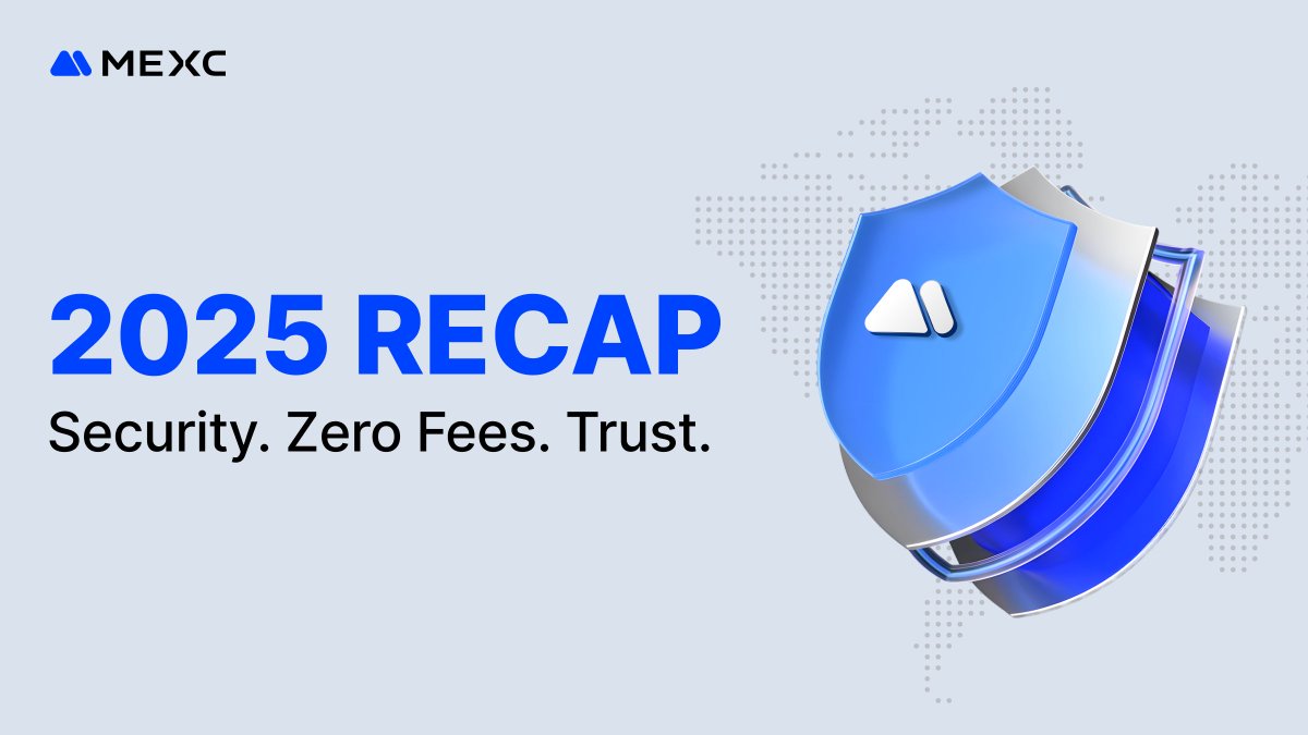 2025 wasn't just another year, it was a mission for MEXC. From 0-fee to ∞ opportunities, one promise remains: 𝐒𝐞𝐜𝐮𝐫𝐢𝐭𝐲. 𝐙𝐞𝐫𝐨-𝐅𝐞𝐞. 𝐓𝐫𝐮𝐬𝐭. 👇 Watch the journey and explore more on MEXC.