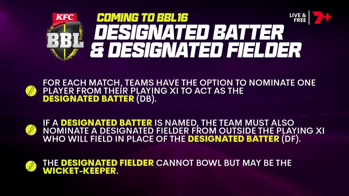Did you know next year's BBL will feature designated batters and designated fielders? Ricky Ponting and Glenn Maxwell debate the rule, its pros, cons, and potential ways to approach it...