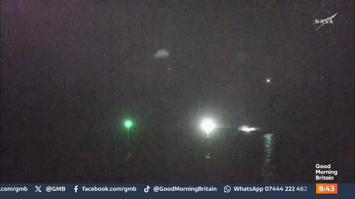 BREAKING: Four astronauts who left the International Space Station a month early have splashed down off the coast of California.