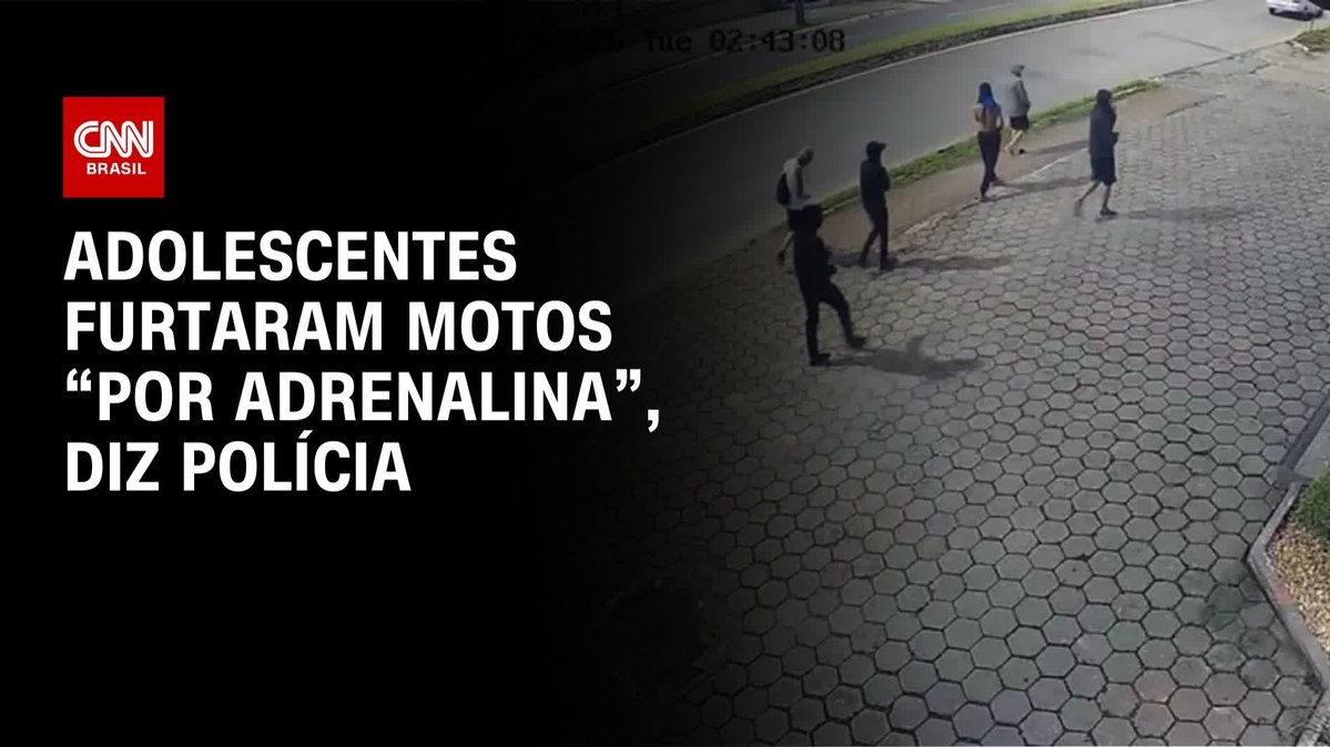 Polícia diz que motos foram furtadas por "adrenalina"; assista #CNNNovoDia
