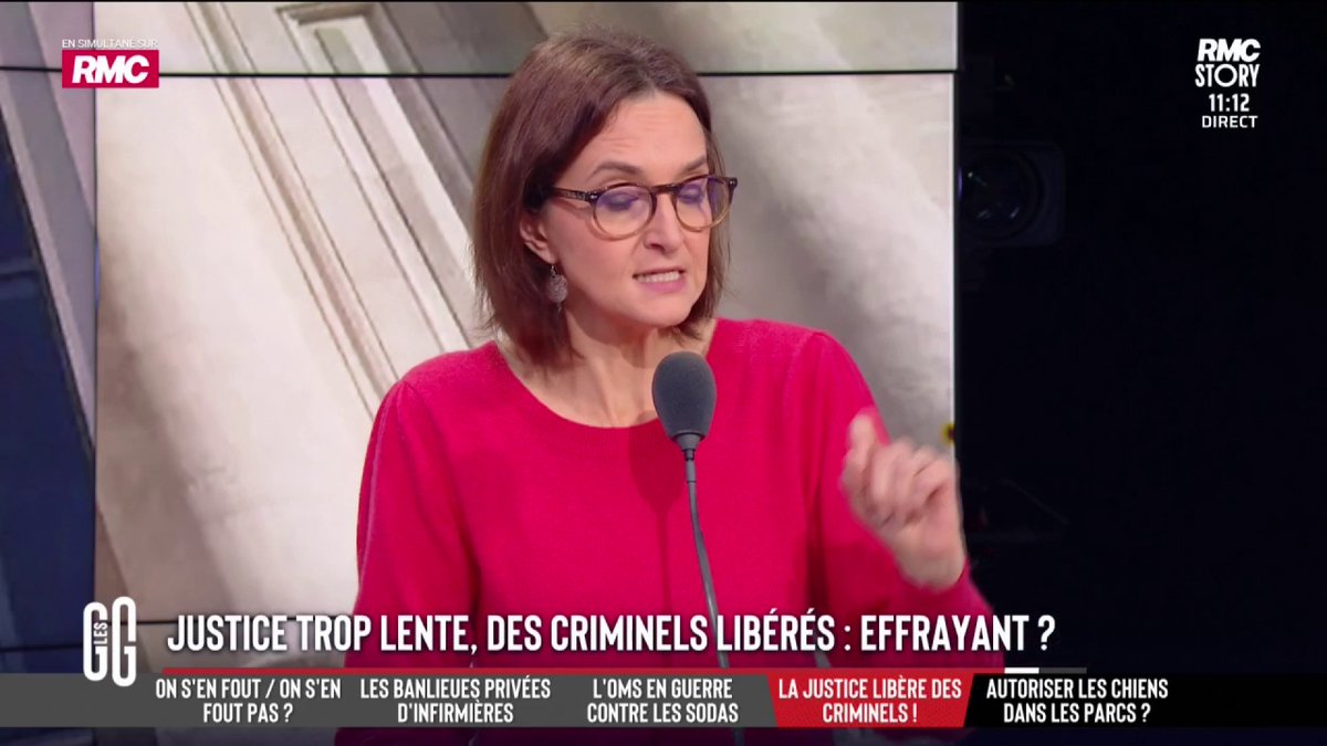 🧑⚖️ Libération des criminels à cause de l’engorgement des tribunaux. 🗣️ Barbara Lefebvre : "Si la personne a laissé ta mère hémiplégique et on te dit le gars il sort... tu peux être tenté de te venger. Faudra pas s'étonner que les gens se fassent justice eux-mêmes." #GGRMC
