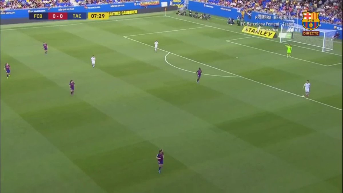 Autora del primer gol de la historia del Estadi Johan Cruyff y ahora suma a su página el gol 600