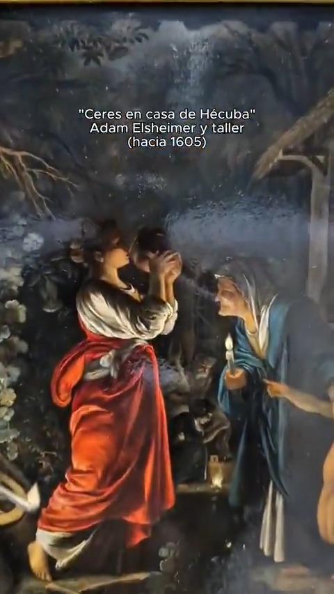 Pintura dentro de la pintura: "Ceres en casa de Hécuba" (1605) del Museo del Prado y "El gabinete de arte de Cornelis van der Geest" (1628), del Rubenshuis Museum, en Amberes