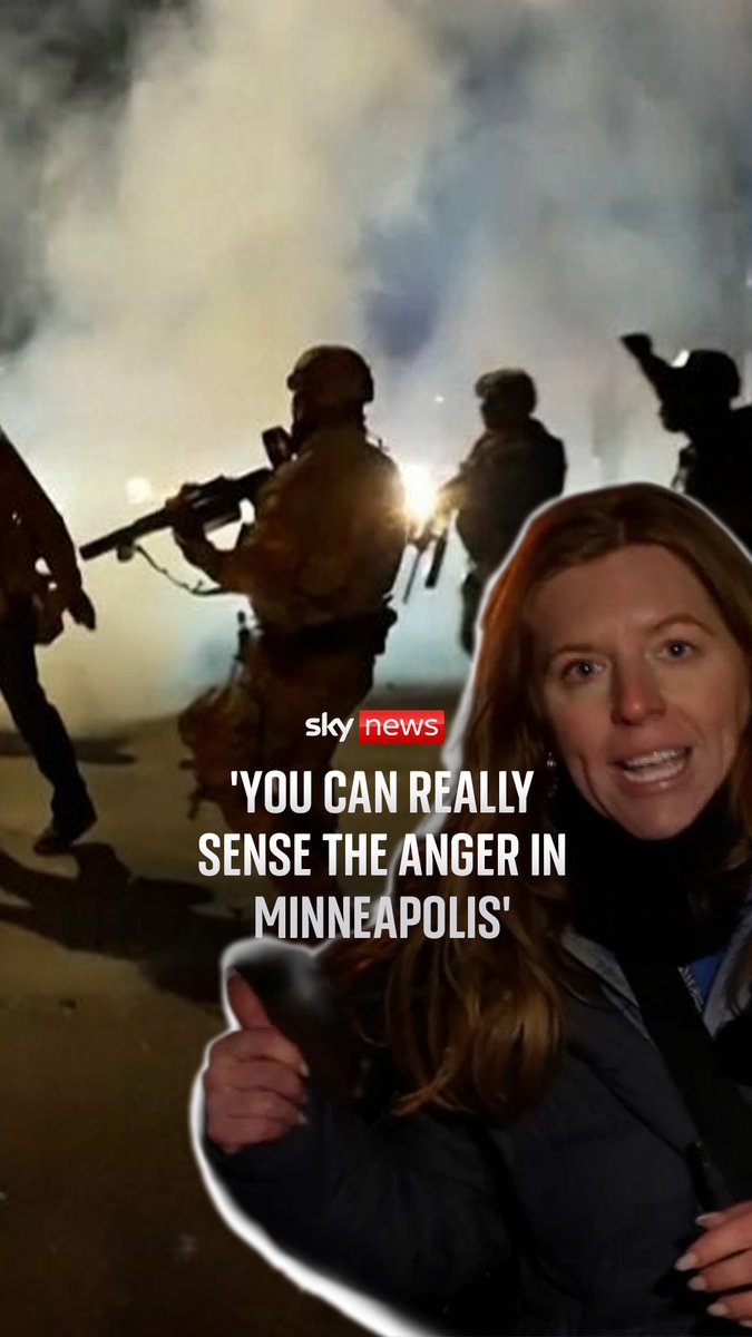 Children have been sprayed with Mace by an Immigration and Customs Enforcement (ICE) agent as protesters return to the streets in Minneapolis, says Sky's Martha Kelner. It's after an ICE officer shot a Venezuelan man in the leg, not far from where Renee Good was killed last week.
