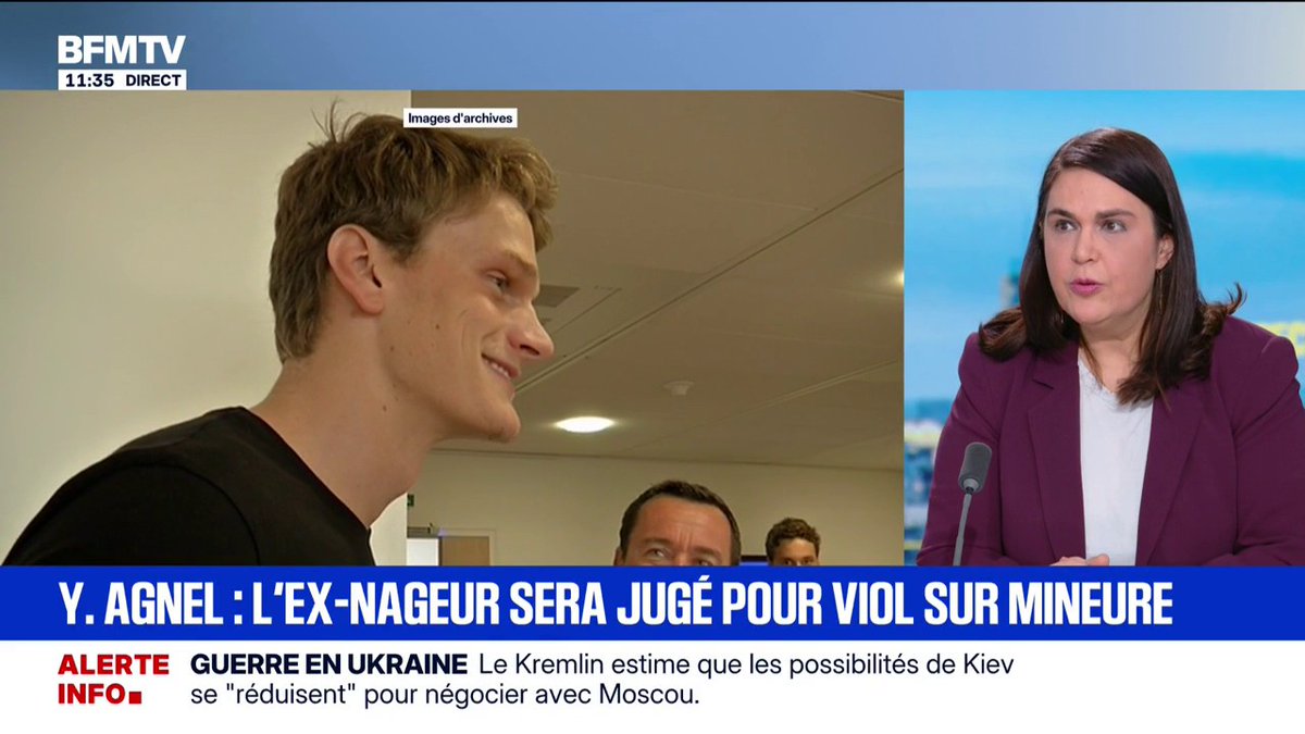 La Cour d'appel confirme que l'ancien nageur Yannick Agnel sera bien jugé pour viol sur mineure ➡️ Il est accusé d'avoir eu une relation avec la fille de son entraîneur, Lionel Horter, alors âgée de 13 ans quand il en avait 24