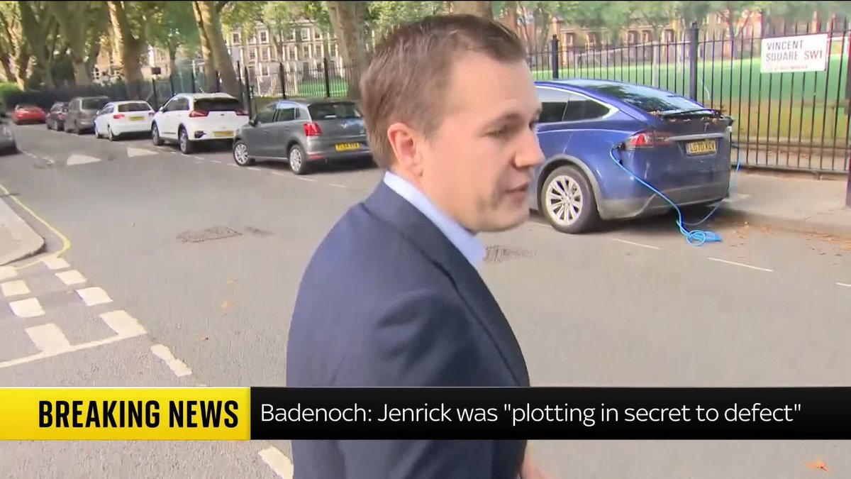 Tory leader Kemi Badenoch sacked Robert Jenrick from the shadow cabinet when her team got hold of papers that showed he was talking to Reform's Nigel Farage, reports Sam Coates Sky. Latest 🔗 📺 Sky 501