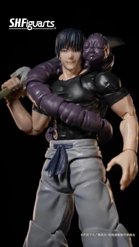 TVアニメ『#呪術廻戦』より、いよいよ1月24日(土)店頭発売となる「S.H.Figuarts 伏黒甚爾」の商品サンプル開封動画を公開! その表情、可動、豊富な付属品をチェック!! 📋商品詳細は→ #jujutsukaisen #t_shf