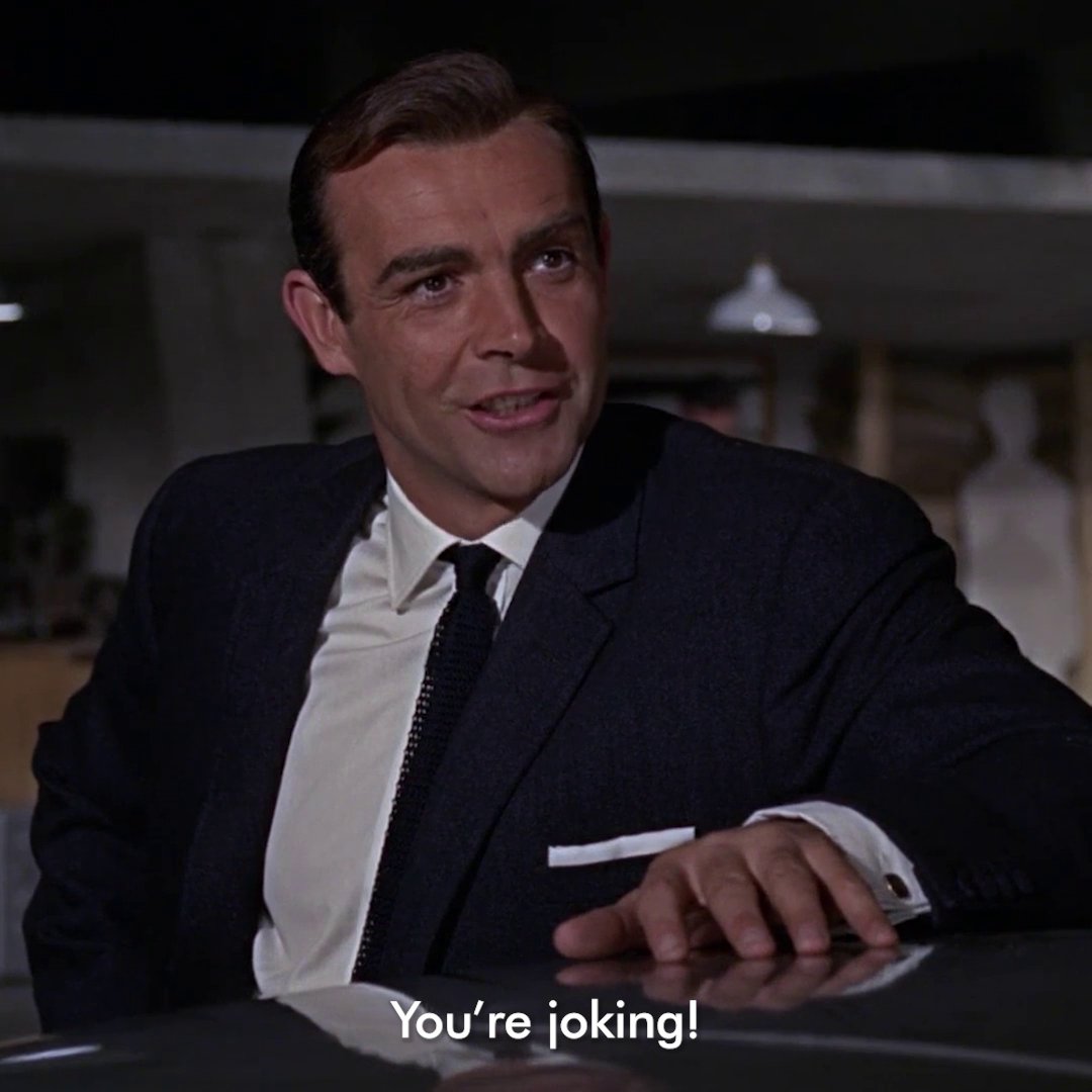 Sean’s Bond was fully equipped. Which gadget do you wish was real?
