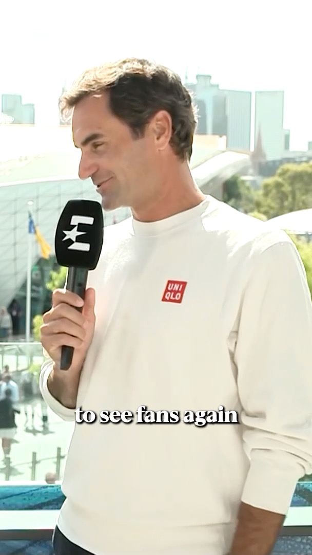 Roger Federer is adored by the fans in Adelaide โค๏ธ๐ฆ๐บ