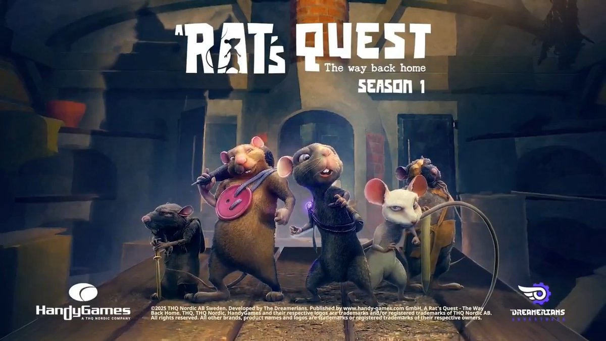 🐀🐁トラブルは2倍、いたずらは3倍。 開発期間7年!情熱的なメキシコインディーが送るネズミの大冒険 『A Rat's Quest - The Way Back Home』