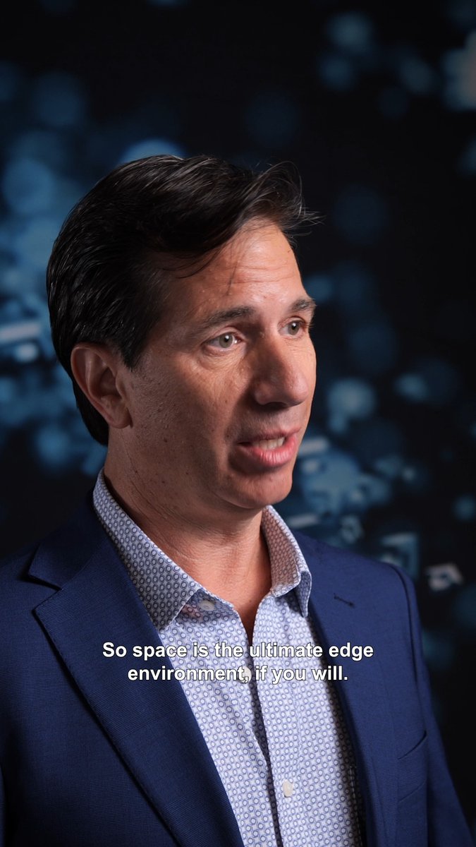 Backstage with Blue Origin’s John Couluris after our #CES2026 keynote. Space is the ultimate edge environment. How will AI help space exploration on the far side of the Moon or beyond?
