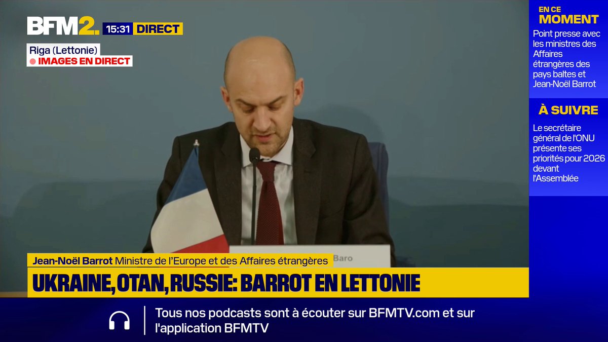 💬"L'Union européenne a une responsabilité stratégique au Groenland, la sécurité de l'Arctique est indissociable de la nôtre" Exercice militaire européen au Groenland: Jean-Noël Barrot évoque un "choix de lucidité et de solidarité avec le Danemark" #BFM2