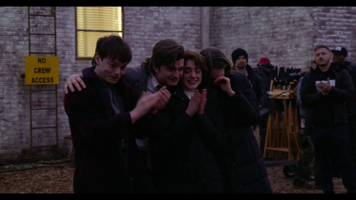 and that is a series wrap on charlie, natalia, joe, and maya ❤️ One Last Adventure: The Making of Stranger Things 5 is now playing.