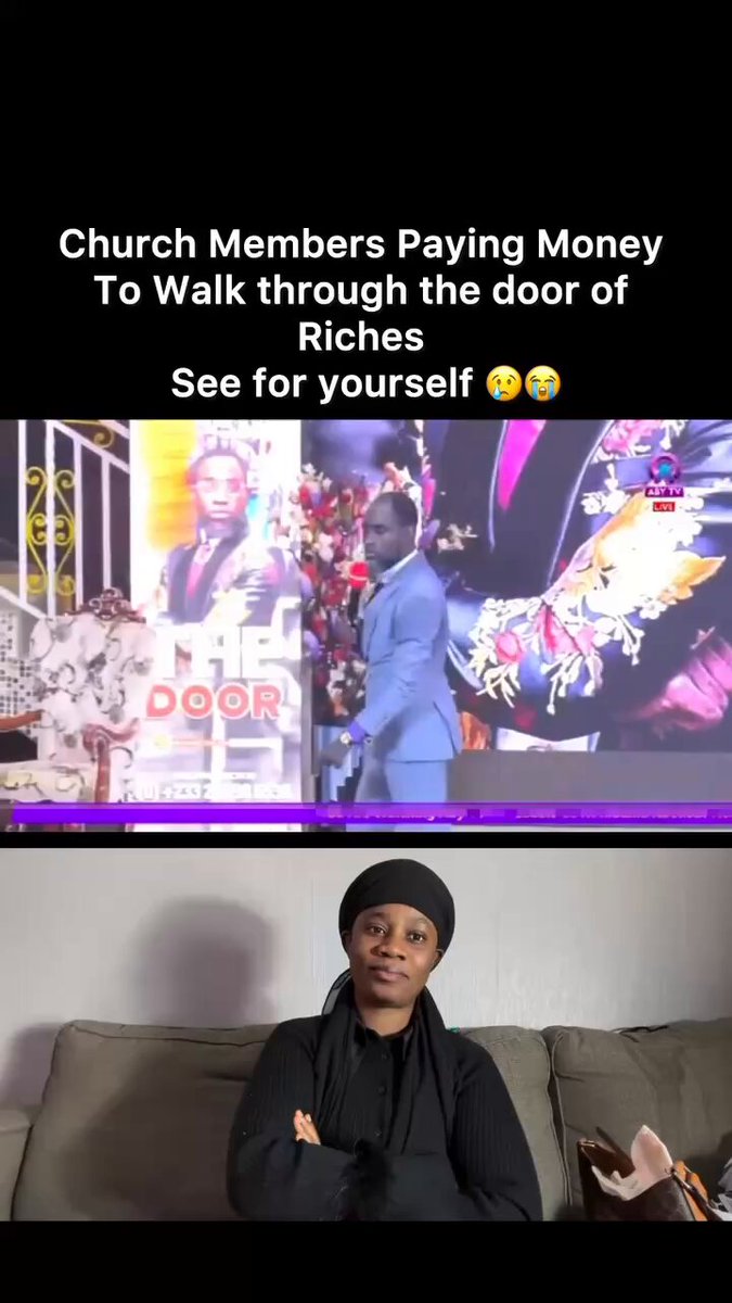 Pastor charging his congregations just to pass through the gate of riches and prosperity 😂