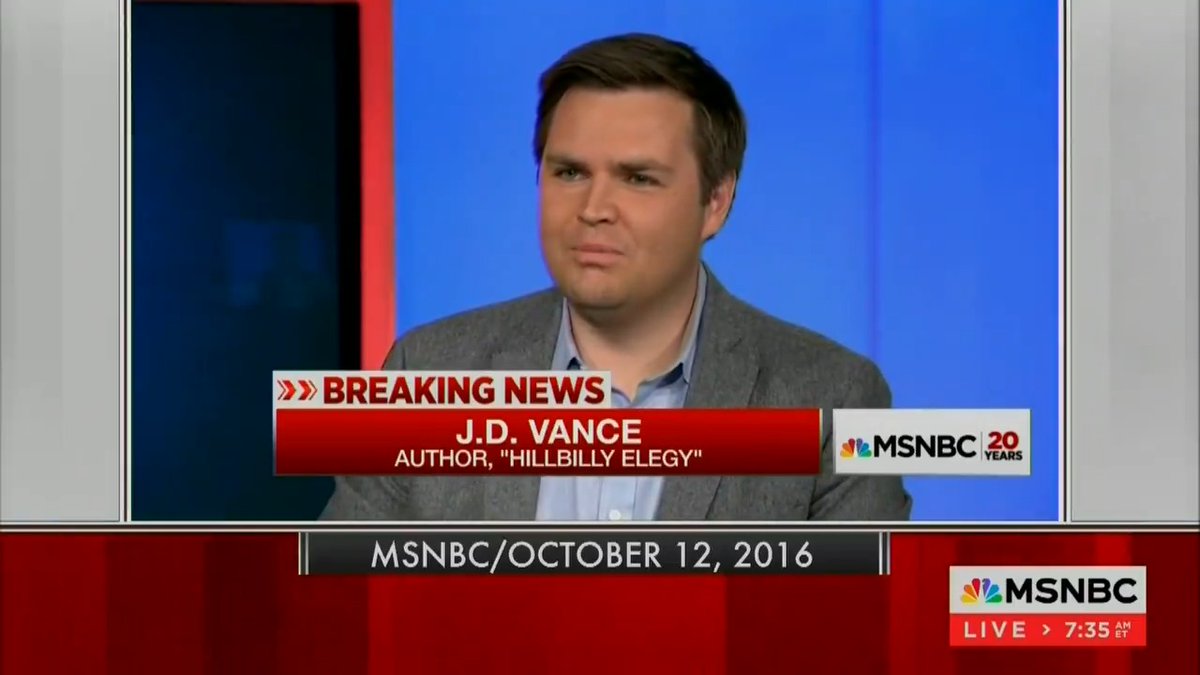 In this video montage, JD Vance says: 1. He “never liked” Trump. 2. Trump never “tells the truth”. 3. Trump is a “total fraud”. 4. Trump doesn’t “care about folks” . 5. He “can’t stomach” Trump.