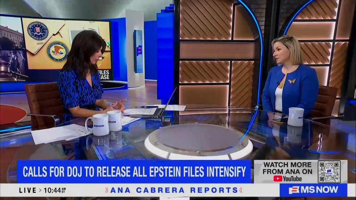 Epstein Survivor Danielle Bensky: I found my name in a memo pad that was un-redacted, with my old phone number. It feels intentionally careless. It was just this quick push to release without any real oversight. We still are pushing for transparency, because that is the path to accountability. Only 1% of the files have been released.