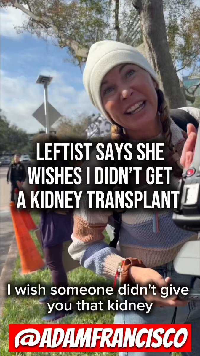 One of the most hateful things a leftist ever said to me at a protest. I didn’t hear her at the time because of the all whistles and megaphones going off but my camera did. TDS is real! Full video on YouTube! 🔥