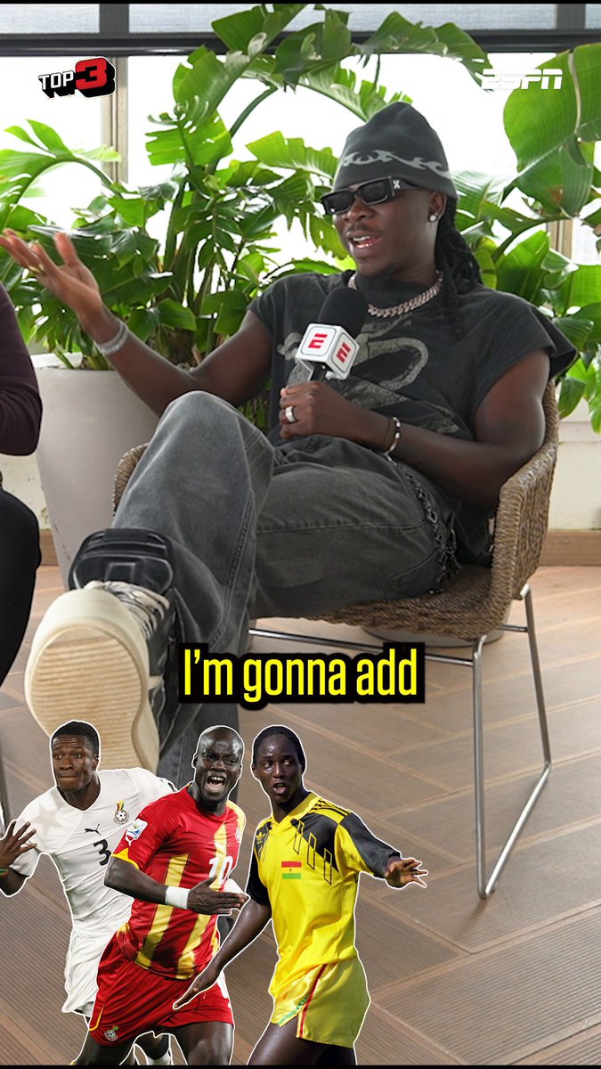 Stonebwoy couldn’t stop at just three when naming his all time Black Stars greats 🇬🇭🤷‍♂️