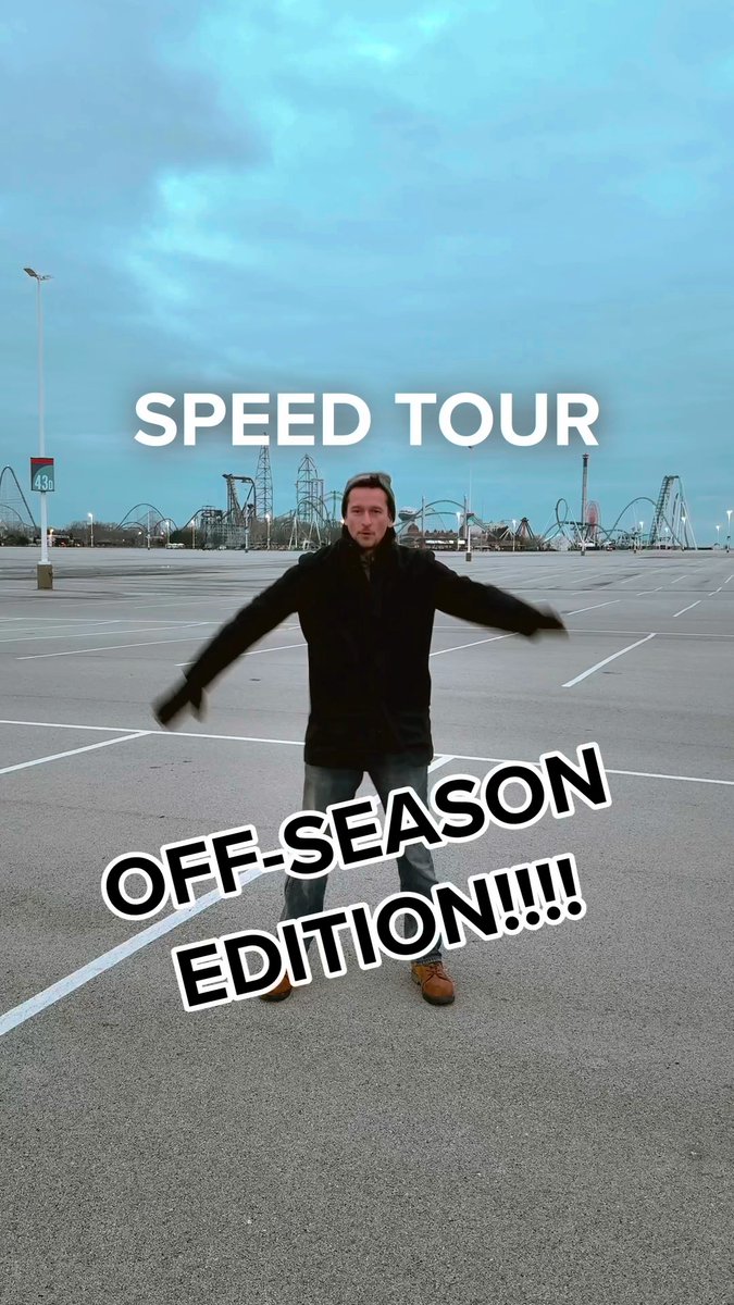 It's time for an off-season #speedtour of #CedarPoint. Keep up, will you? 🏃