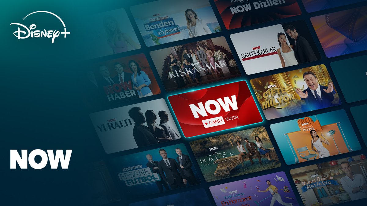 Haberler büyük! NOW canlı yayınını bundan böyle Disney+’tan izleyebilir, dizilerin tekrarlarına yayının ardından ulaşabilirsin.