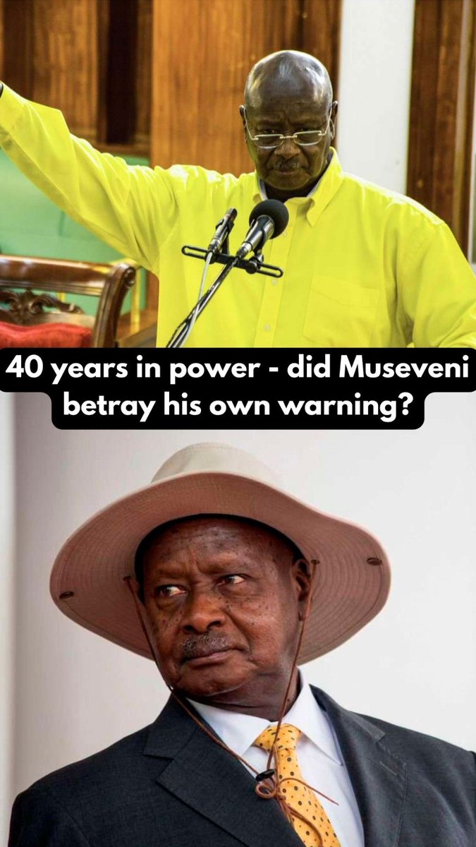 40 years in power - did Museveni betray his own warning?