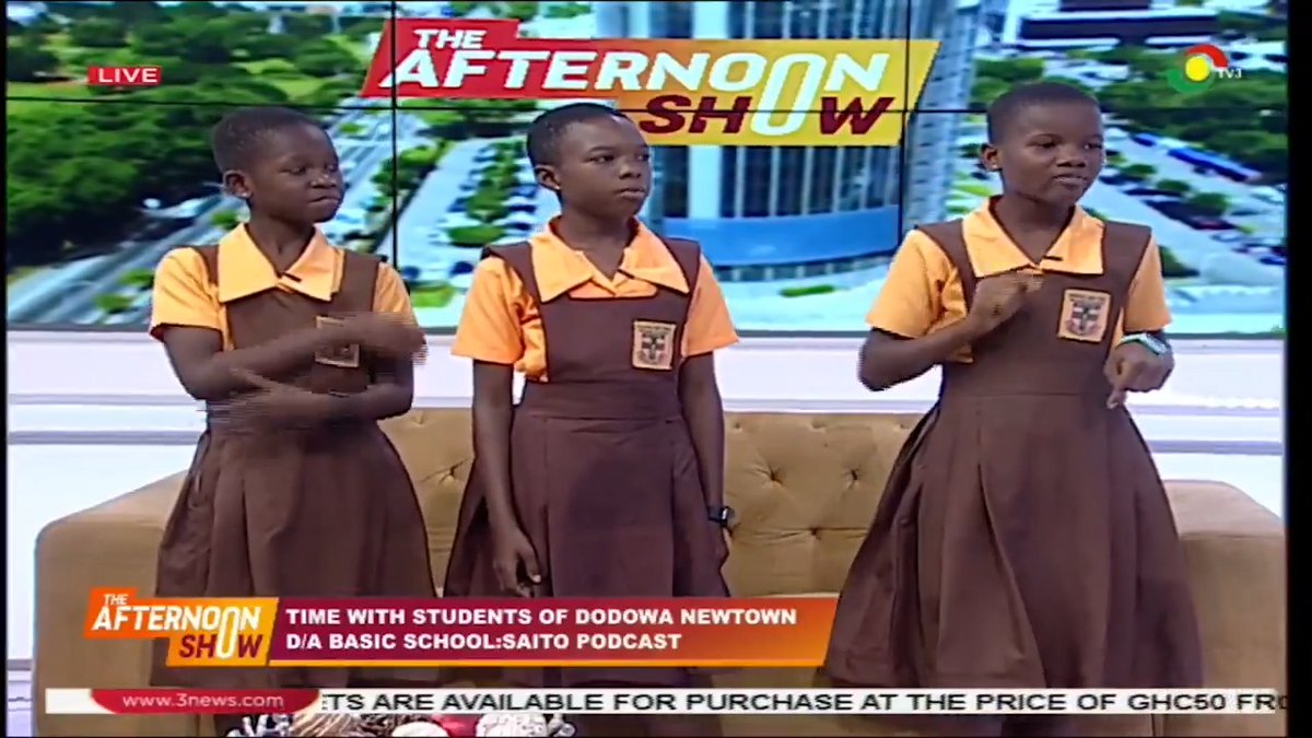 Drop a comment if you are a proud 'Saitorian'. 😍 #TheAfternoonShow #TV3GH
