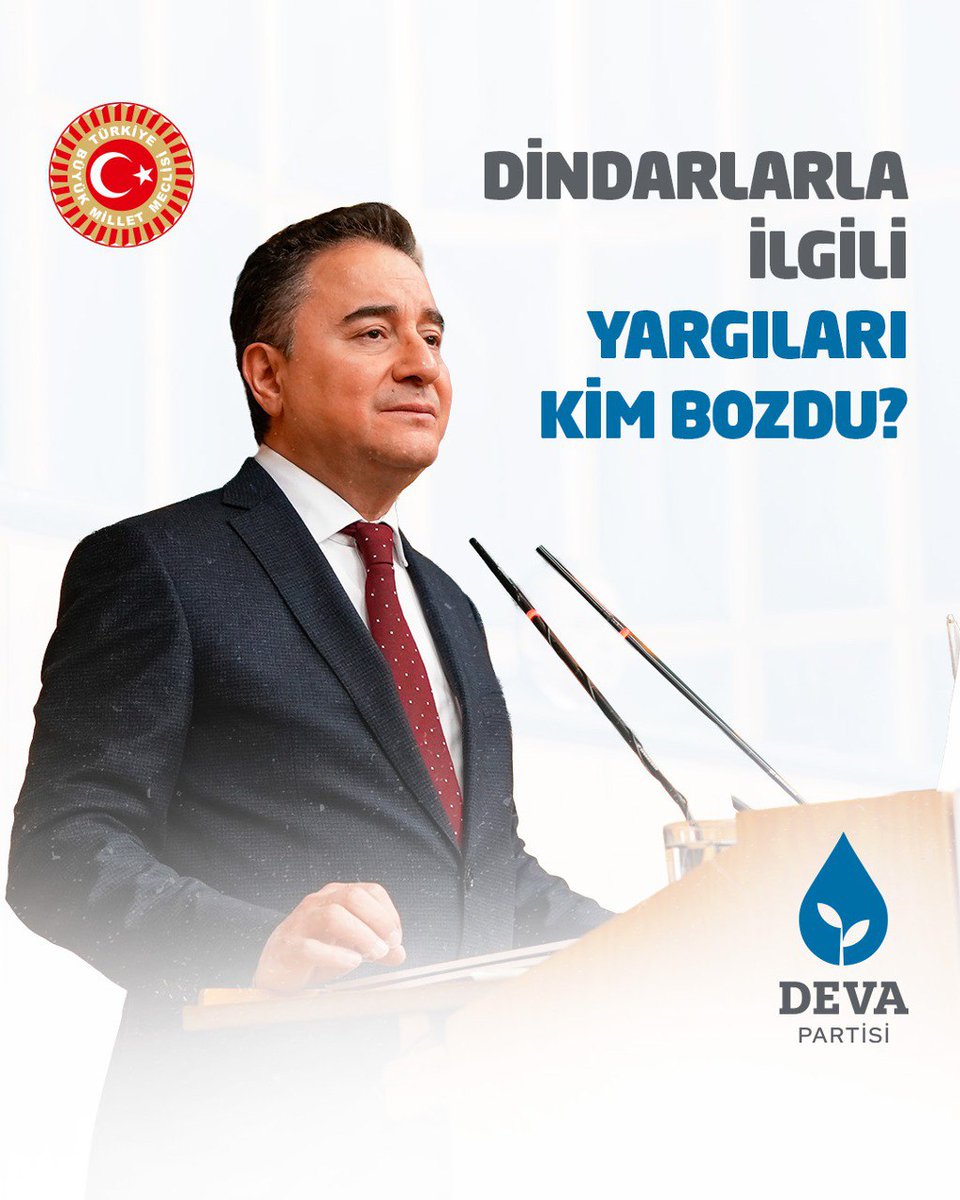 Ali Babacan: “Geçtiğimiz günlerde Bilal Erdoğan, bu toplumda ‘Dindar olan insan iyidir’ yargısı yeniden güçlendirilmelidir demiş. Benim kendisine tavsiyem, bu konuda babasıyla samimi bir hasbihâl etmesi. Dindarlarla ilgili yargılar niçin bozuldu? Bu yargıları kim bozdu?”
