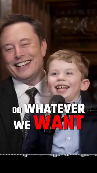 Elon with Lil X are adorable father and son :)