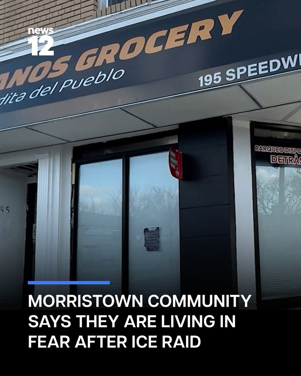 COMMUNITY FEAR: Morristown community members say they are fearful and concerned after a recent ICE raid in which a high school student was among about a dozen people taken into custody. - #News12NJ #Morristown