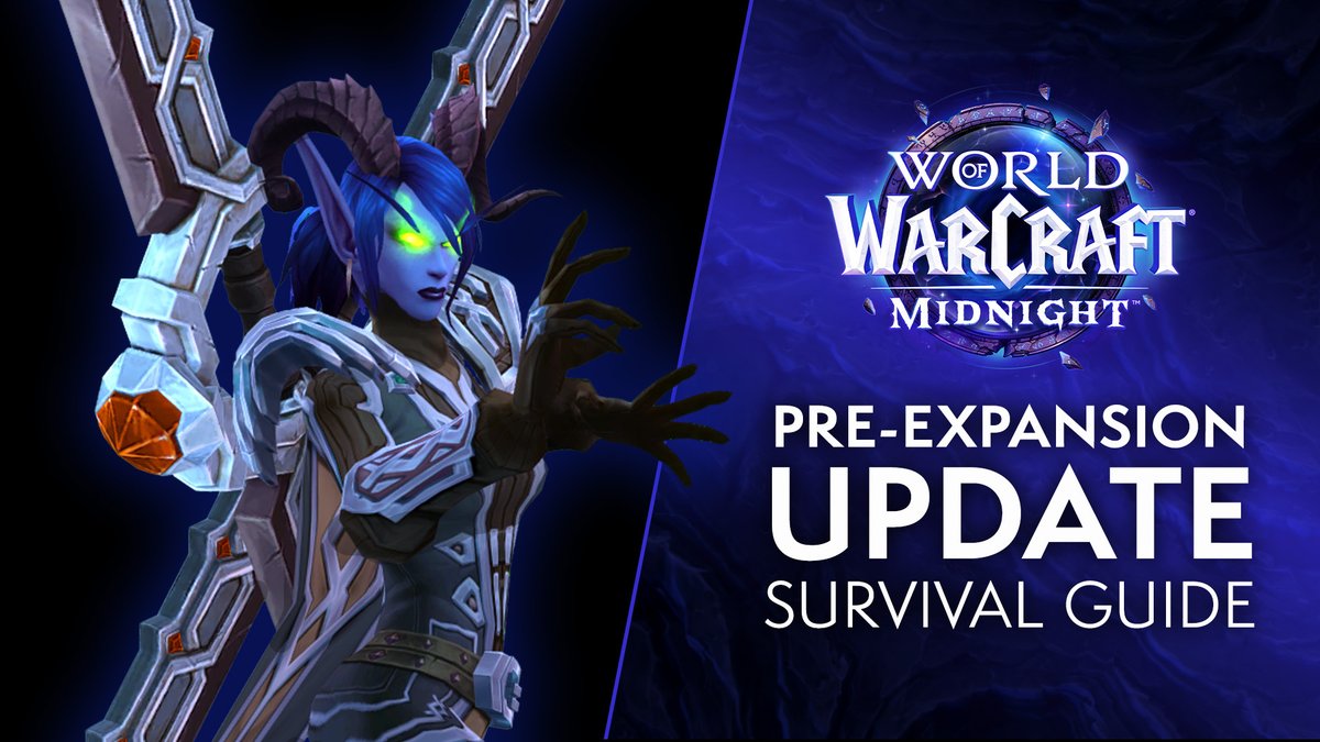 What’s new in the Midnight Pre-Expansion Update? Community Managers Liinxy and Kaivax have you covered in this new Survival Guide! 🎥 Watch now: