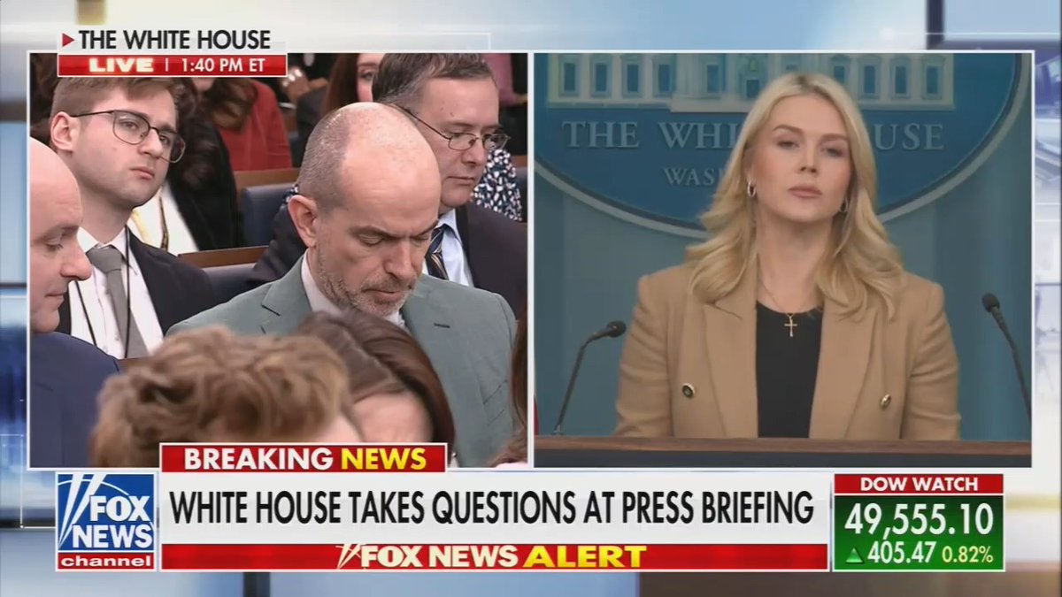 Leavitt throws a fit after a reporter asks about ICE: "Oh, okay, so you're a biased reporter with a left-wing opinion. You're a left-wing hack. You're not a reporter... You shouldn't even be sitting in that seat."