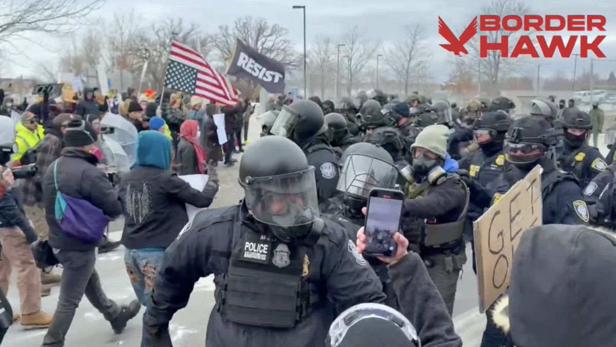 Left wing rioters are getting increasingly hostile in Minneapolis right now. We know how they are. They WANT violence with Federal Agents. I don't care what anyone says, it is time to invoke the Insurrection Act and send in Marines!