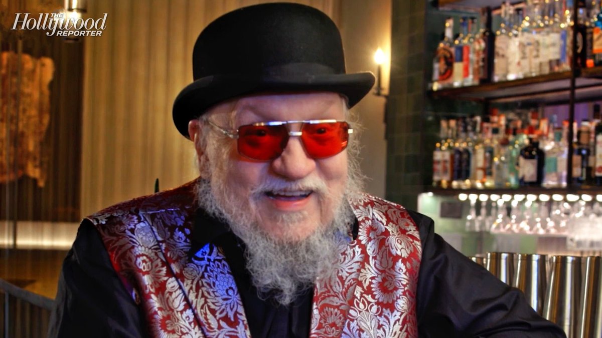 George R. R. Martin sat down on set of his #THRCover shoot at his bar Milk of the Poppy in Santa Fe, Next Mexico to chat about how the story of Dunk and Egg that's seen in his new HBO show, #AKnightoftheSevenKingdoms, came to be