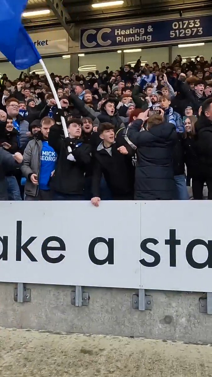 Posh fans, see you Saturday 🔵⚪️ 🎟️ #pufc