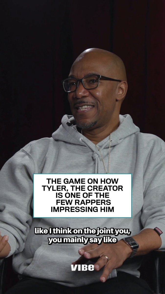 The Game (The Game) on how T is one of the few rappers he appreciates right now. "I appreciate Tyler's existence in hip-hop... just on the way he puts together projects and sees it all the way through and goes into character."