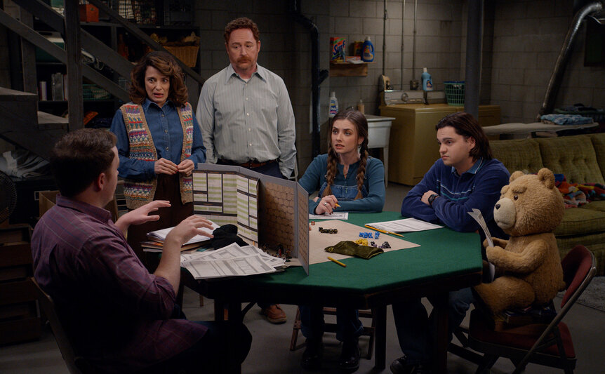 "No more mistakes for us... Hand me that bong." Watch the Ted Season 2 trailer, as Johnny starts his senior year.