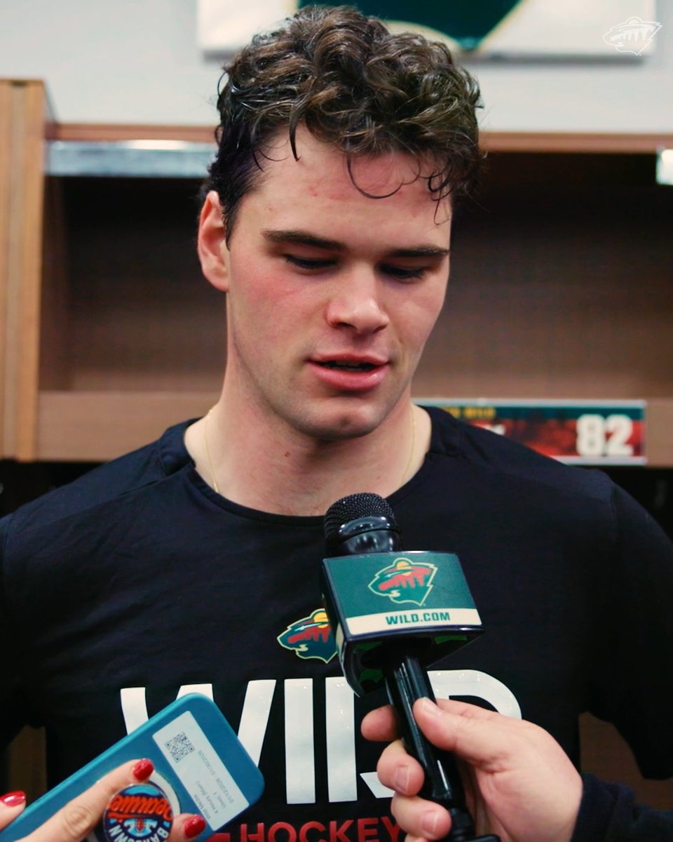 "I am excited to get out there and enjoy my first game" 🗣️ David Špaček on making his NHL debut #mnwild