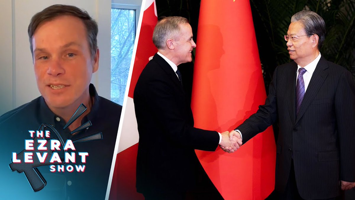 Carney is 'deeply exposed' to China through Brookfield: Sam Cooper 🇨🇳 Founder of Samuel Cooper, Sam Cooper tells Ezra Levant 🍁🚛 why Canadians should be concerned about Mark Carney's business ties to China as the prime minister is set to meet with President Xi Jinping on Friday. On last night's episode of The Ezra Levant Show, independent journalist Sam Cooper discussed China's growing influence on Canadian politics as Prime Minister Carney is set to discuss trade with President Xi tomorrow in Beijing. Citing Michael Kovrig, who was previously kidnapped by the Chinese Communist Party and held in jail during the Meng Wanzhou saga, Cooper discussed why former prime minister Jean Chretien's recent visit to China should set off alarm bells. "[Kovrig] has been very vocal in the past week, airing out his well-founded and hard-earned knowledge of what Carney could be up to in China," he said. "And Mr. Kovrig laid it out, he said Jean Chretien was there a week before Carney in Beijing. Jean Chretien has deep business ties and has had for decades with Beijing," Cooper continued. "He's there, according to Mr. Kovrig, the expert, apparently to pave the way for what may be possible in business dealings," he said. "It's no secret now to Canadians that China is up to no good in our country. But I think the real story here is not only is Mark Carney through Brookfield deeply exposed in his own business dealings to China ... we've talked about how Mr. Carney scored a $250 [million] emergency loan on a Brookfield real estate investment in China in 2024. That's shortly before he replaced Justin Trudeau," Cooper added. The founder of The Bureau went on to discuss the potential implications of Chretien's and Carney's visits to China. "Powerful business industrialists connected to Jean Chretien in Montreal have essentially been writing Canada's China policy for decades, and Mr. Kovrig, I, and other experts think they're the ones that will be driving the agenda for Mark Carney in his visit to Beijing. And that worries me and a lot of experts on China," he said. Footage shared to social media shows Carney arriving in Beijing on Wednesday morning prior to his formal visit with President Xi on Friday. Carney shared that he met with the Chairman of the Standing Committee of the National People’s Congress of the People’s Republic of China, Zhao Leji, on Thursday.