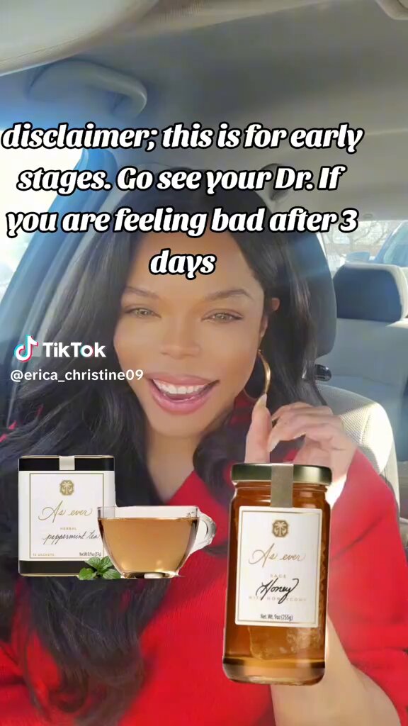 I kid you not—I legit wondered why Meghan didn’t bundle the sage honey w/the lemon ginger on her latest launch. Instead she paired sage w/peppermint 🤔 Erica’s recent experience may offer clues 🤧 Oh &amp; did you catch the shade? 🤭 🥰 #AsEver #MeghanSussex