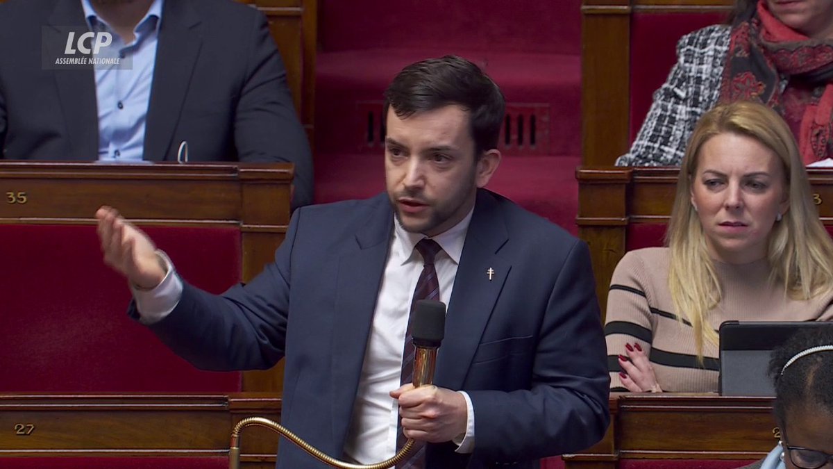 "Vous avez une majorité arithmétique", fait valoir Jean-Philippe Tanguy Ⓜ️. "Si vous n'avez pas de budget aujourd'hui, ce n'est pas la faute du RN et de l'UDR, ce n'est pas la faute des Insoumis, c'est parce que la majorité absolue du PS aux LR est incapable de se mettre d'accord". #DirectAN