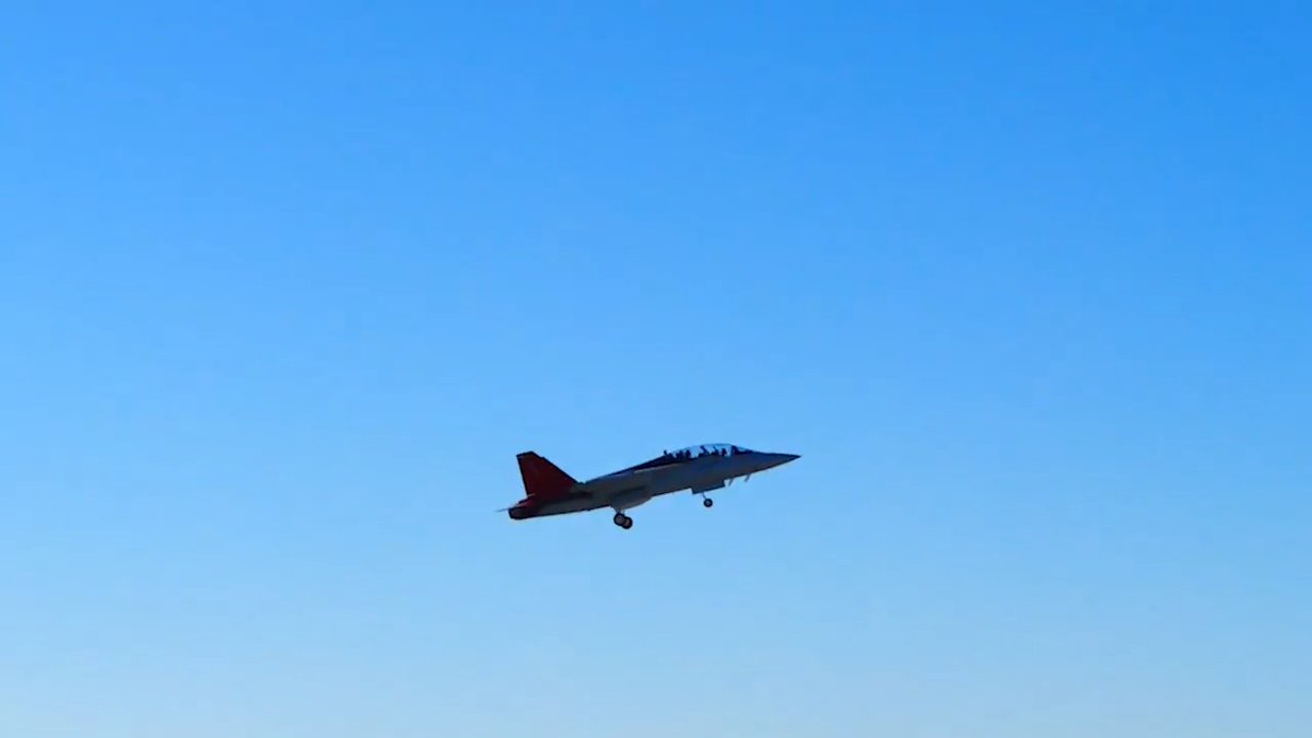 2 for 2. Our Red Hawk team just delivered the second T-7A advanced trainer to the AETC - First Command at Joint Base San Antonio. The jet will better prepare future @USAirForce fighter and bomber pilots for their missions in an ever-changing world.