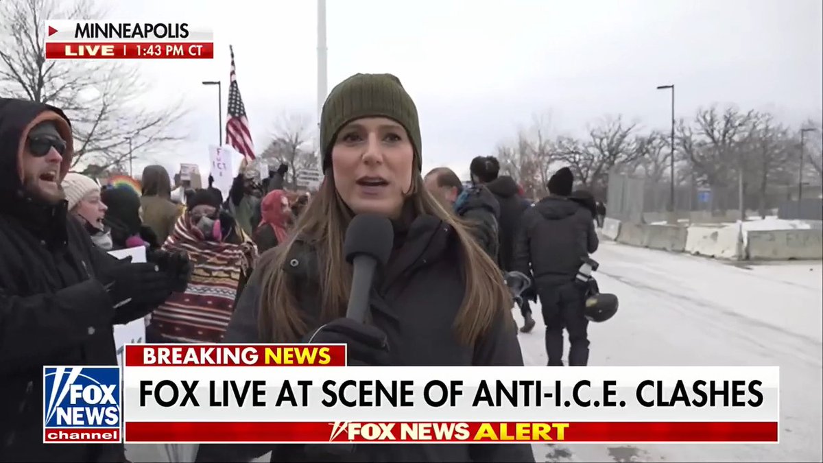 🚨'I'M NOT PAID': When anti-ICE agitators were asked why they aren’t at work on a Thursday afternoon, one man told Alexis McAdams: "I have a job, but this is more important." | America Reports