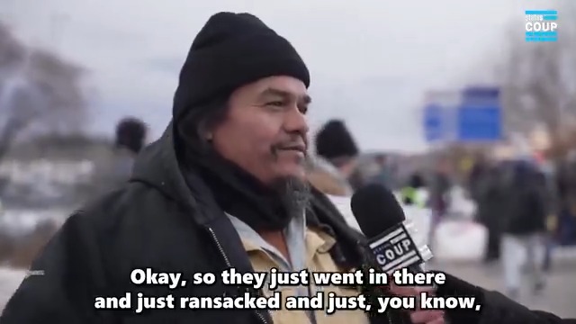"One of the Native Americans, like all the homeless people that are underneath the bridge, they just went in there and ransacked—they just swiped them up," -Native American protester tells our Zach D Roberts Native Americans were detained by ICE in Minneapolis. LIVE NOW ⬇️