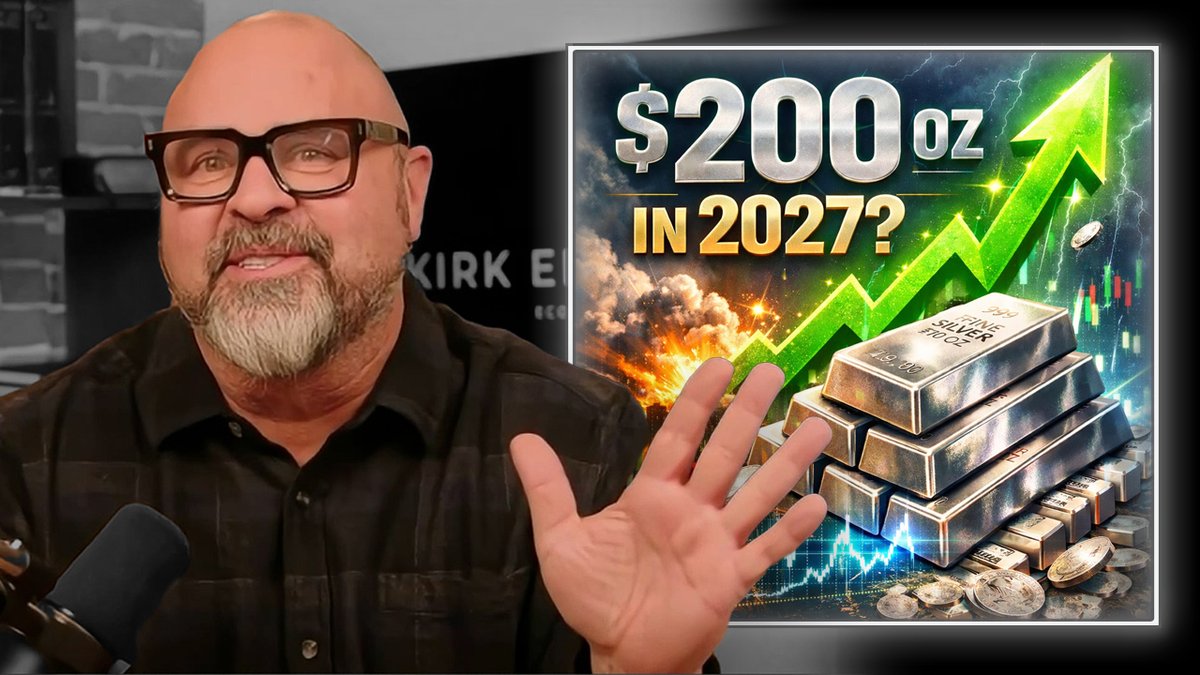 BREAKING EXCLUSIVE: Silver Could Soar Past $100/oz By The End Of The Month & $200/oz By The End Of The Year! As Demand For Silver In China & Around The World Sky Rockets For Manufacturing & Overall Supply Shrinks, Dr. Kirk Elliott Joins Alex Jones To Lay Out His New, Always-Accurate Predictions For The Price Of Precious Metals In 2026! KEPM