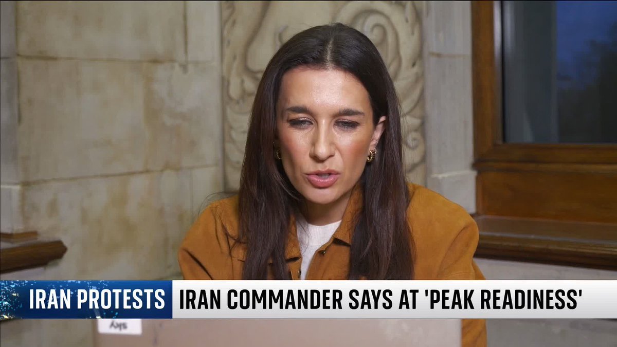 "I saw trucks which they were in queue to unload these bodies." Iranian protester Kiarash tells Yalda Hakim about his experience of seeing thousands of body bags in a cemetery following a violent crackdown on protests in the country. 📺 Sky 501