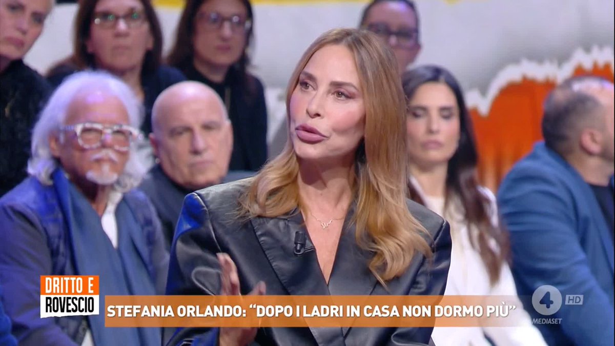 Stefania Orlando vittima dei ladri in casa sua di notte, il racconto a #drittoerovescio