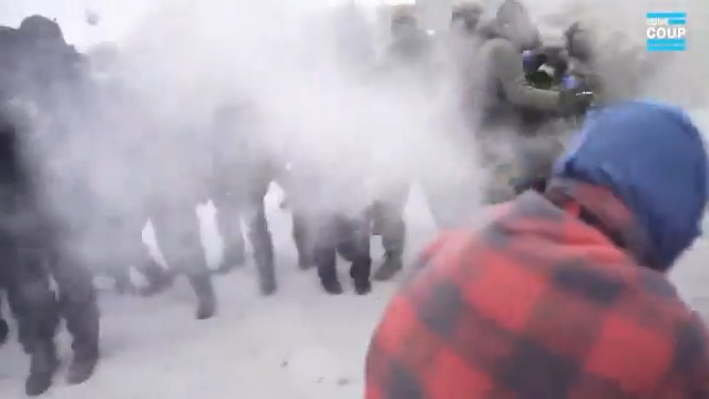 🚨BREAKING: SWARM of ICE agents start firing pepper balls at unarmed Minneapolis protesters. "Go back home! Get out of our state, get out of our city!" -Minneapolis protester shouts at ICE Army after attack. LIVE NOW ⬇️