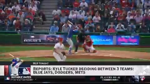 .Jon Heyman joins #MLBTonight with the latest on Kyle Tucker's decision, reporting that it will most likely come before the weekend.