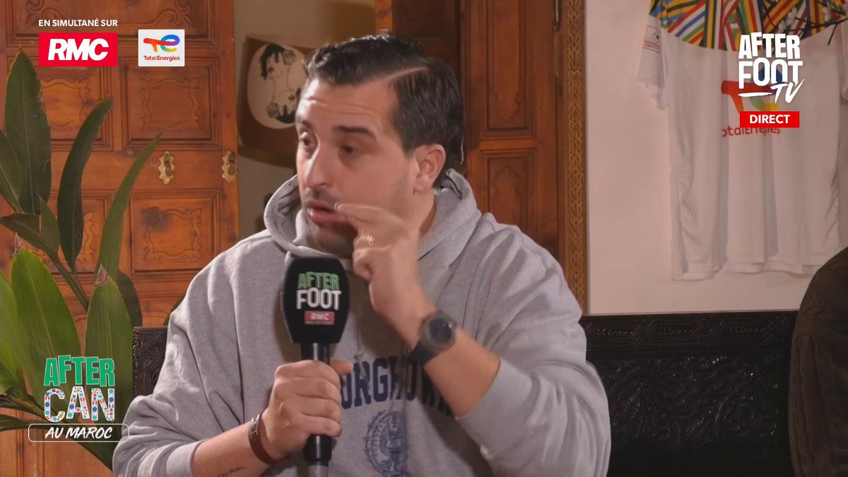 🇲🇦 Avant la finale, Walid Regragui règle quelques comptes avec certains journalistes marocains. 🗣️ Nasredine Nasri : "Il a été critiqué injustement. Il est selon moi le meilleur entraîneur de l'histoire du foot marocain." #RMCLive Avec TotalEnergies France &amp; Football Together