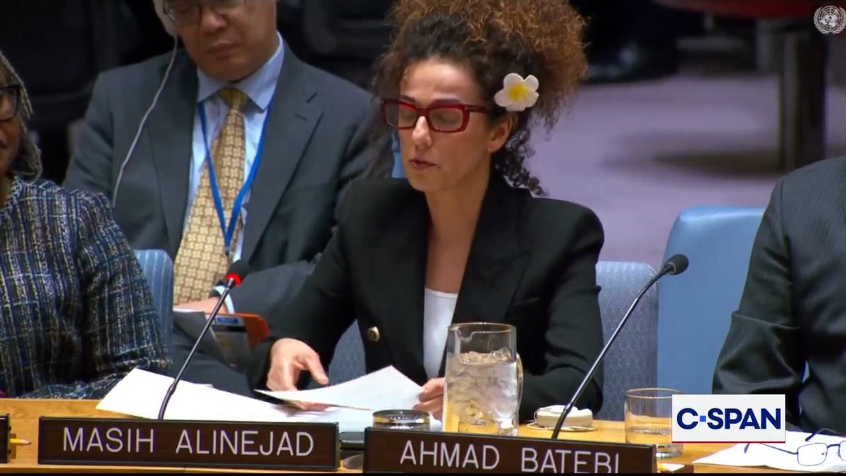 "The United Nations has failed to respond with the urgency this moment demands. The Secretary General himself has not spoken publicly against the massacre unfolding in Iran." Iranian-American activist Masih Alinejad delivers a scathing speech, pointed at both the UN and the regime in Iran, just feet from the Islamic Republic of Iran's representative. But will they listen? 🎥 : C-SPAN